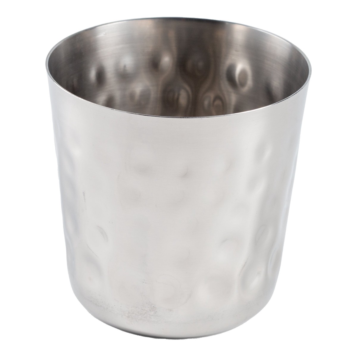 American Metalcraft Straight Sided Fry Cup, 14 oz, Stainless Steel, Hammered Finish Style – FFHM37
