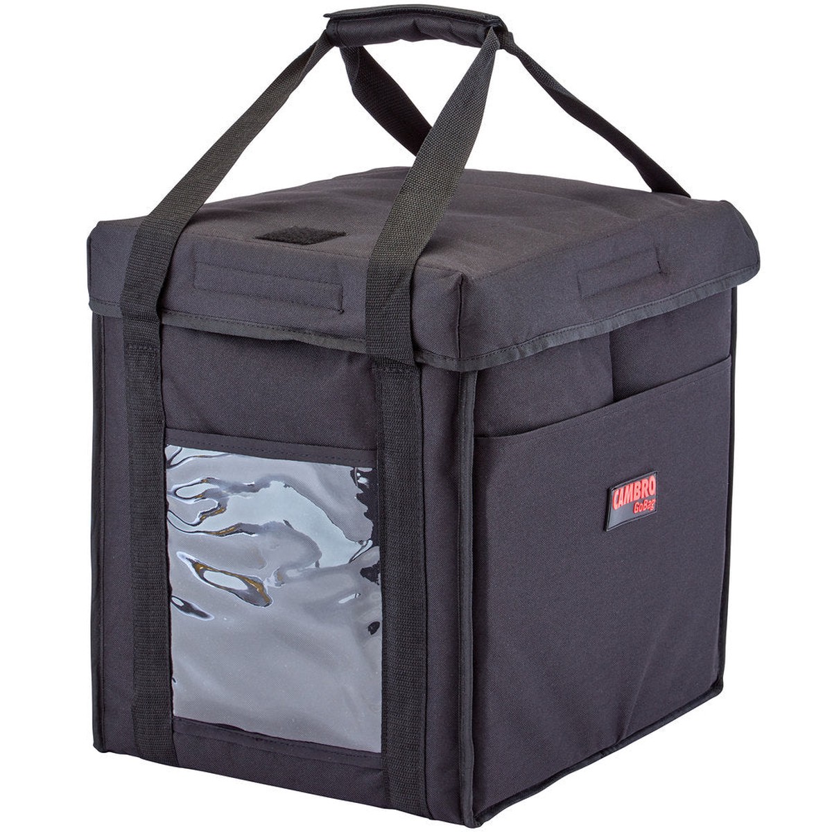 Cambro GoBag Folding Delivery Bag, 12″ x 15″ x 15″, Black – GBD121515110
