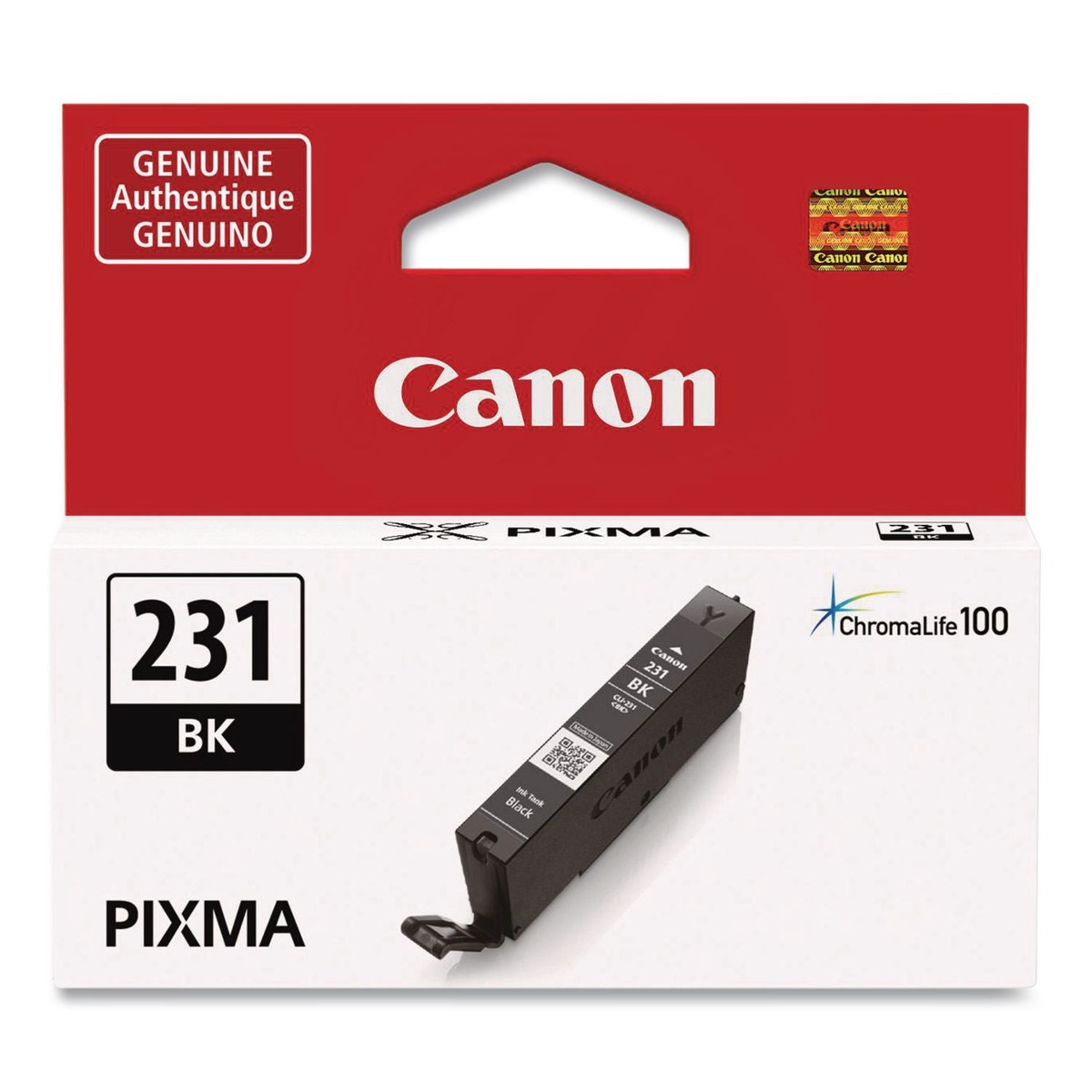 Canon 6674C001 (CLI-231) Ink, 600 Page-Yield, Black (CNM6674C001)