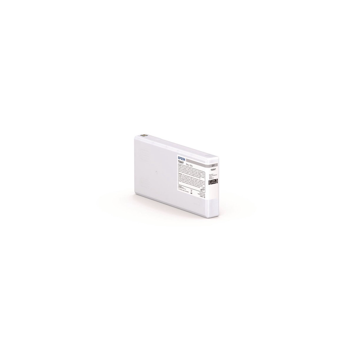 Epson T55V700 (T55V) UltraChrome PRO10 Ink, 200 mL, Gray (EPST55V700)