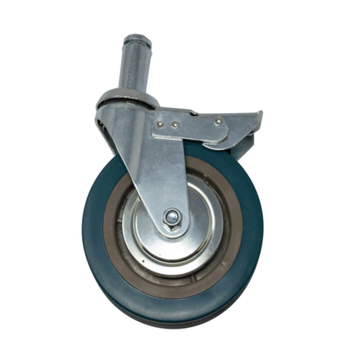 Omcan 14461 5 Industrial Caster with Brakes for Chrome and Epoxy Stock Shelves | Denson CFE