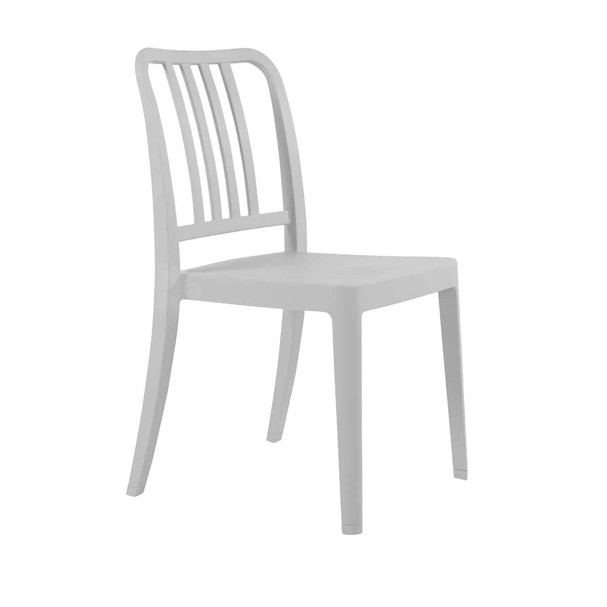 Papatya Varia Side Chair, Warm Grey (4-pack) - VARIA-17WARMGRY