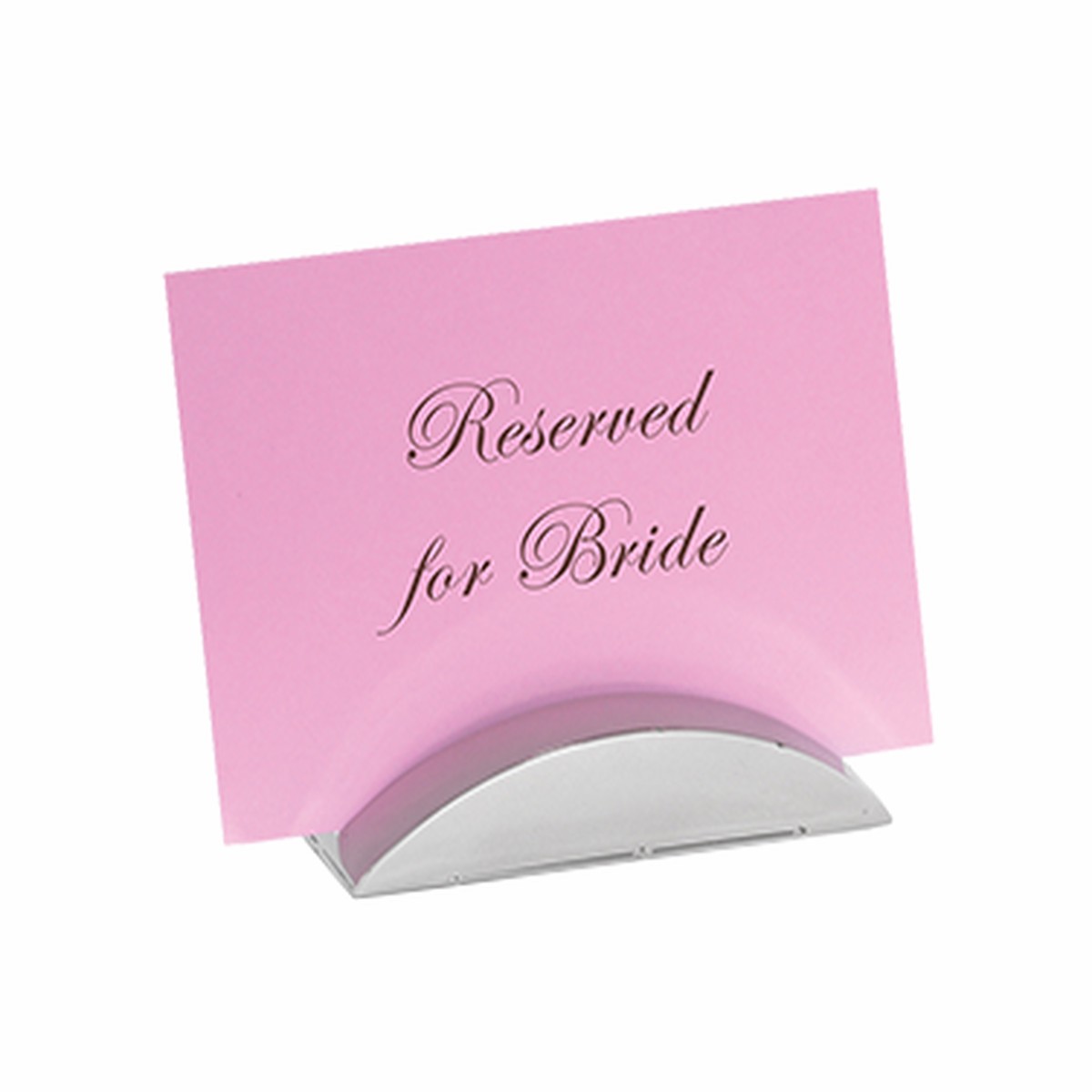 TableCraft Card Holder, 4″ x 1″, Stainless Steel, FINAL SALE – RCH41