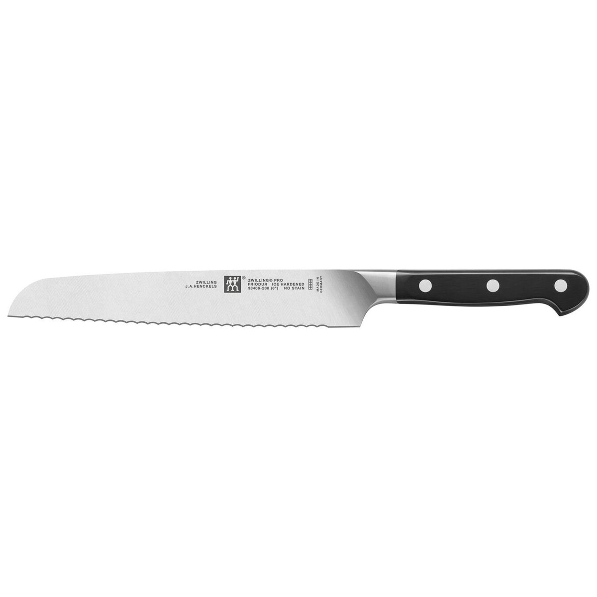 Zwilling Pro Bread Knife, 8″, Black – 1002800