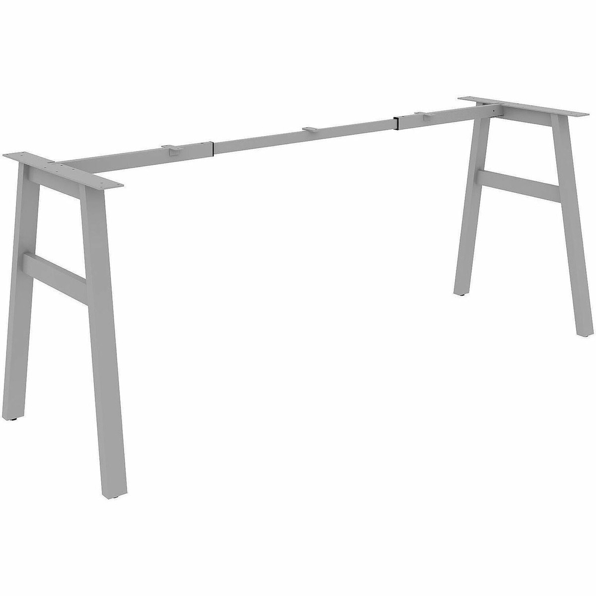 Lorell Table Base, Powder Coated A-shaped, Silver Base, 28.50″ Height x 71.60″ Width x 23.20″ Depth (LLR16289)