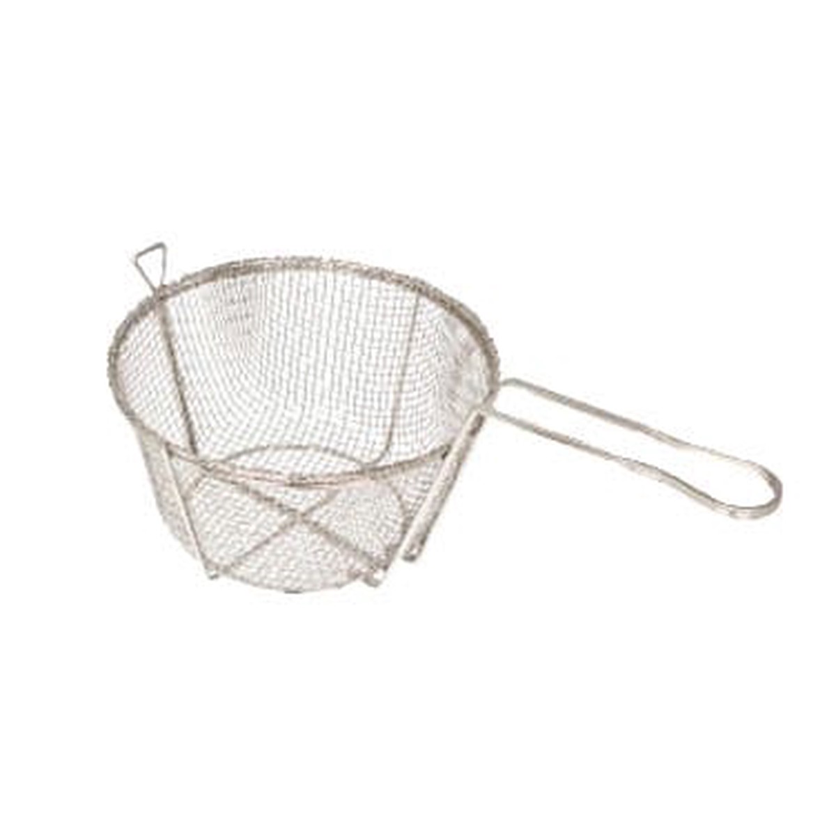Winco FBR9 Round Fry Basket 9.5 Inch for Safe and Efficient Deep Frying | Denson CFE