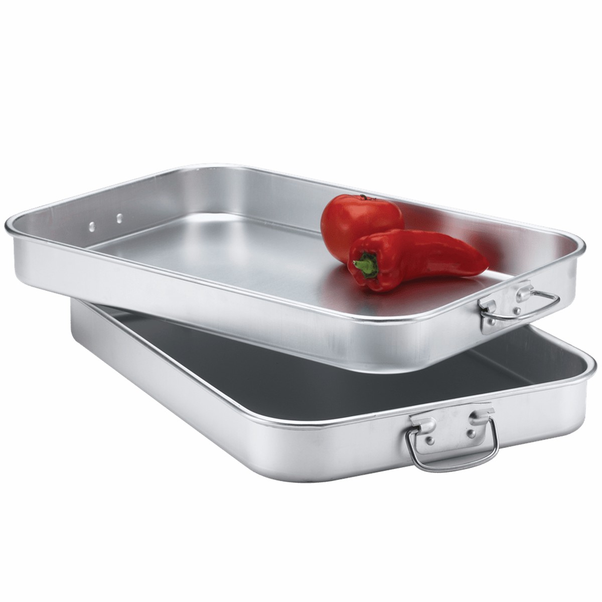 Browne 5811014 THERMALLOY Roast Pan 18 Gauge 1.0 mm 18-2/3×12-3/4×2-3/8 Inch | Denson CFE