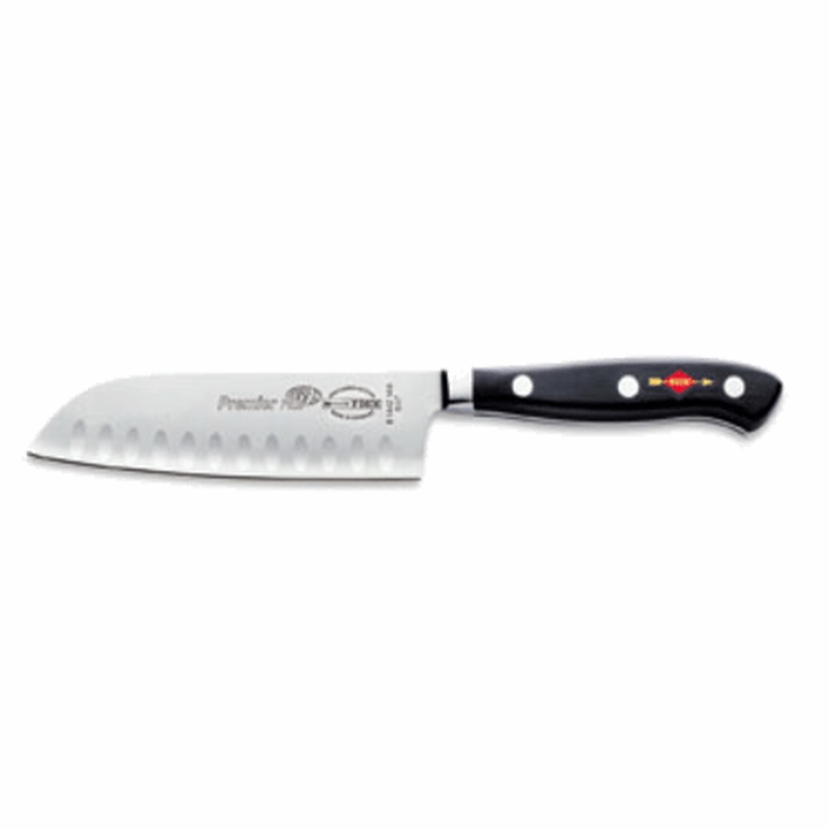F.Dick 8144214K Premier Eurasia Santoku Knife Kullenschliff Black 5.5 | Denson CFE
