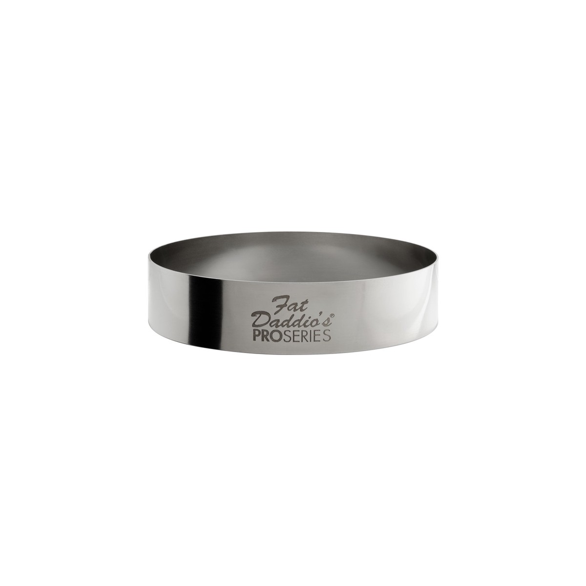 Fat Daddio’s ProSeries Cake and Pastry Ring, 3″ x 0.75″, Stainless Steel – FDSSRD3075