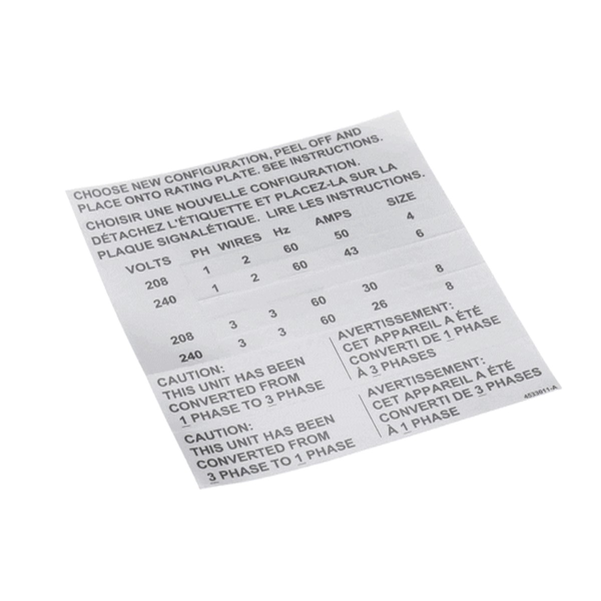 Garland 4533009 Kit, Elec Phase Convert Full S (GL4533009)