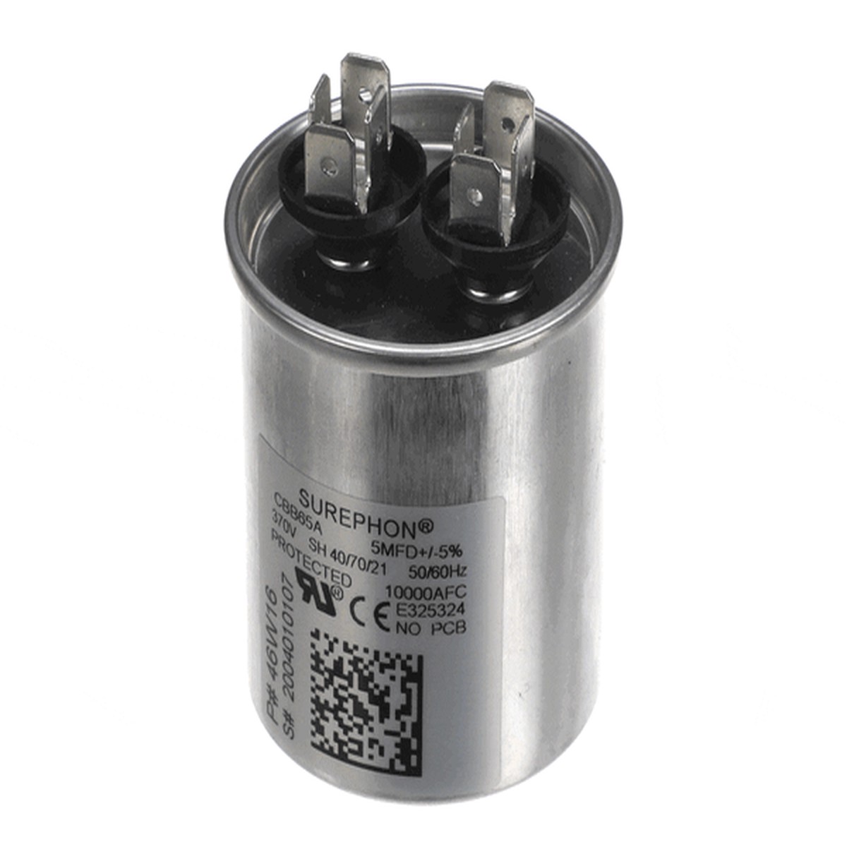 Lennox 46W16 5Mfd 370V Round Capacitor (LEN46W16)
