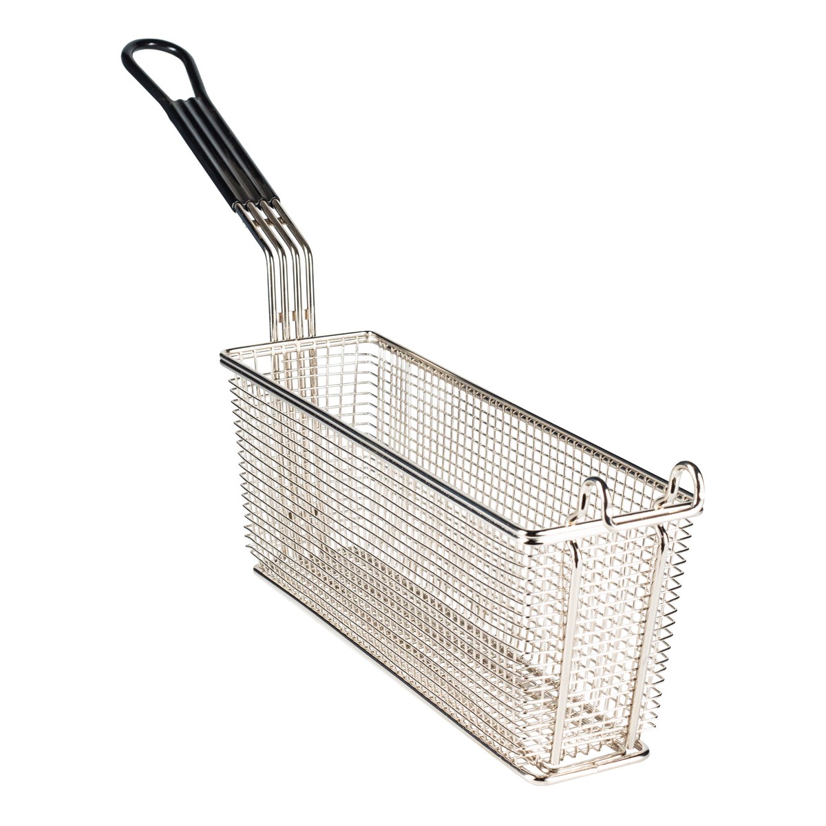 Prince Castle Fry Basket, 13.25″ x 4.25 x 5.5″, Plastisol Handle – 676-14P