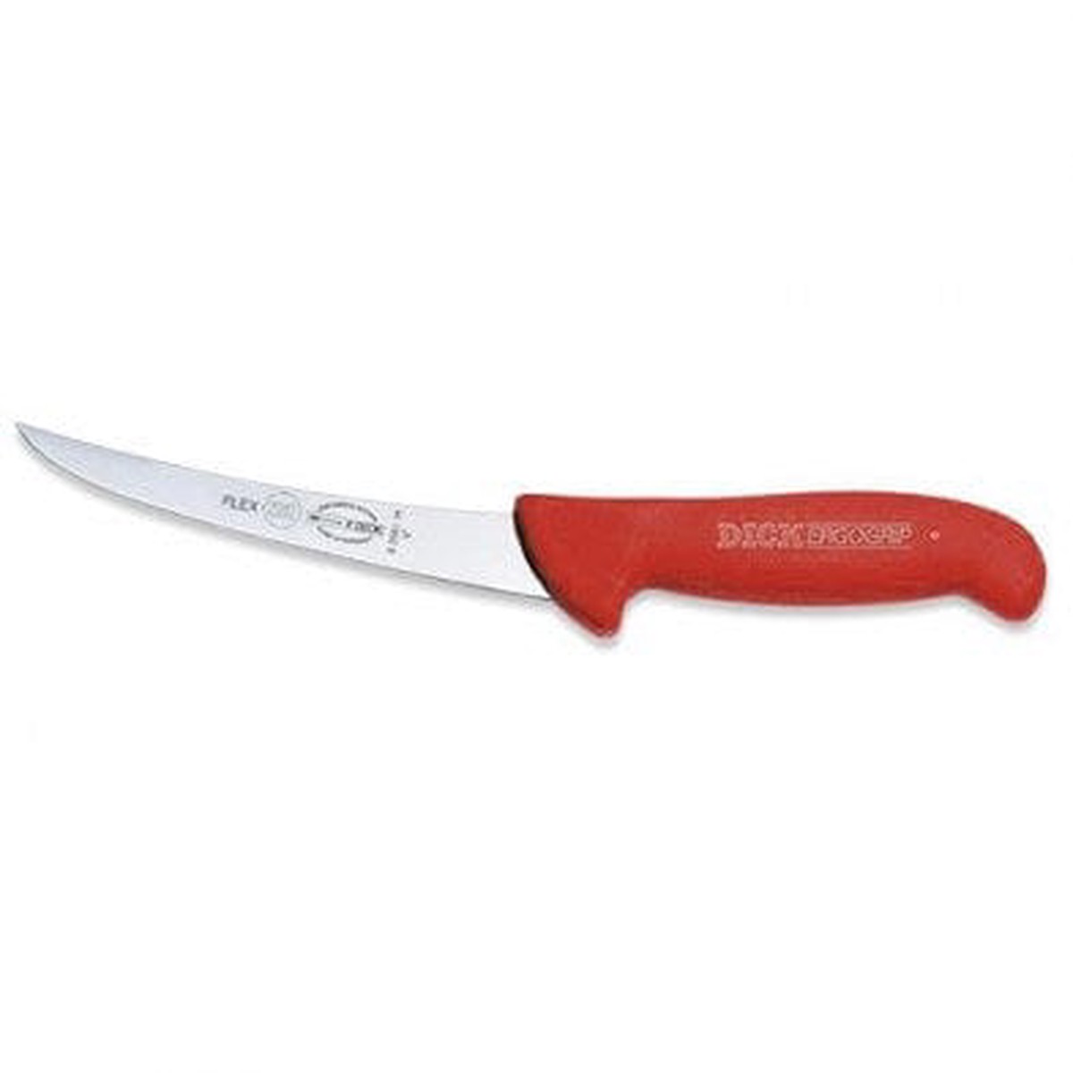 F.Dick 829811503 ErgoGrip Boning Knife (Curved Flex) Red 6″ | Denson CFE
