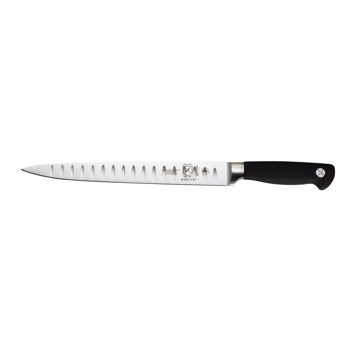 Mercer Genesis Carving Knife, Granton Edge, 10″, Black – M21030