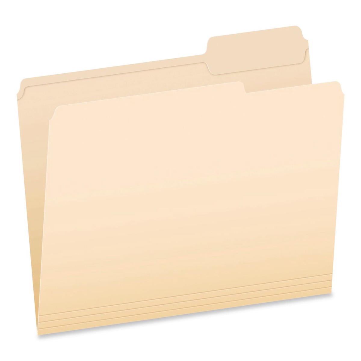 Pendaflex Reinforced Top Tab Manila File Folders, 1/3-Cut Tabs: Right Position, Letter Size, Manila, 100/Box (PFXR752133)