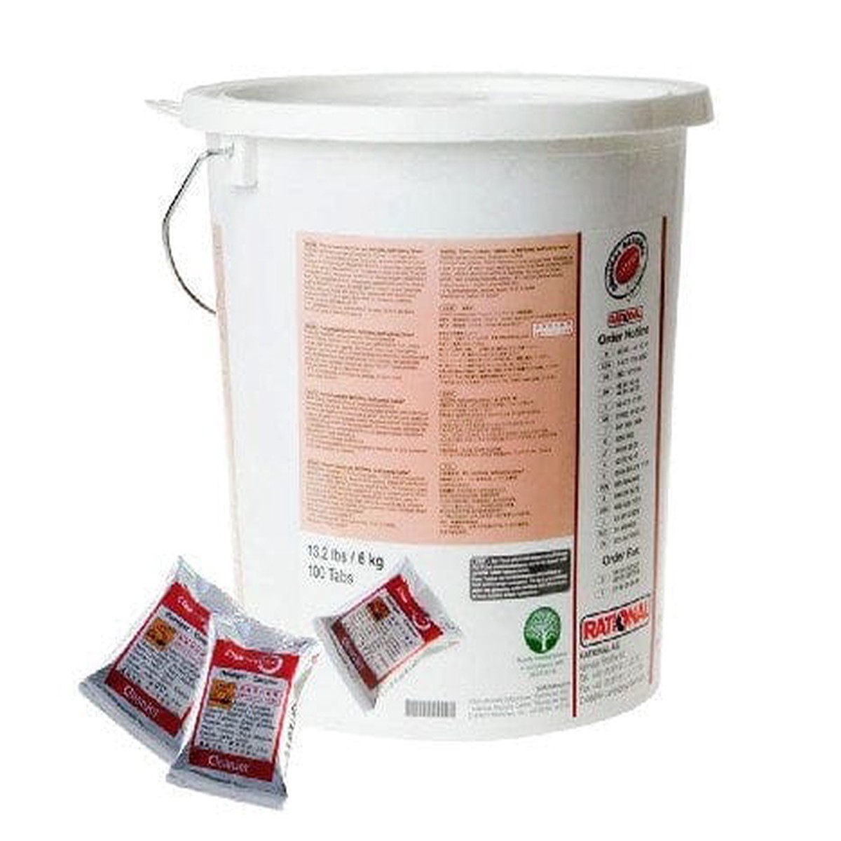 Rational 56.00.210A Cleaning Tabs for SelfCookingCenter Appliances – 100 Pack | Denson CFE