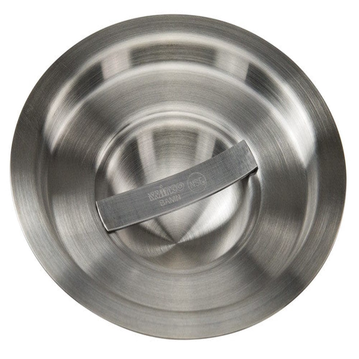 Winco BAMC-2 Bain Marie Cover for Two Quart Round with Handle Stainless Steel Mirror Finish | Denson CFE