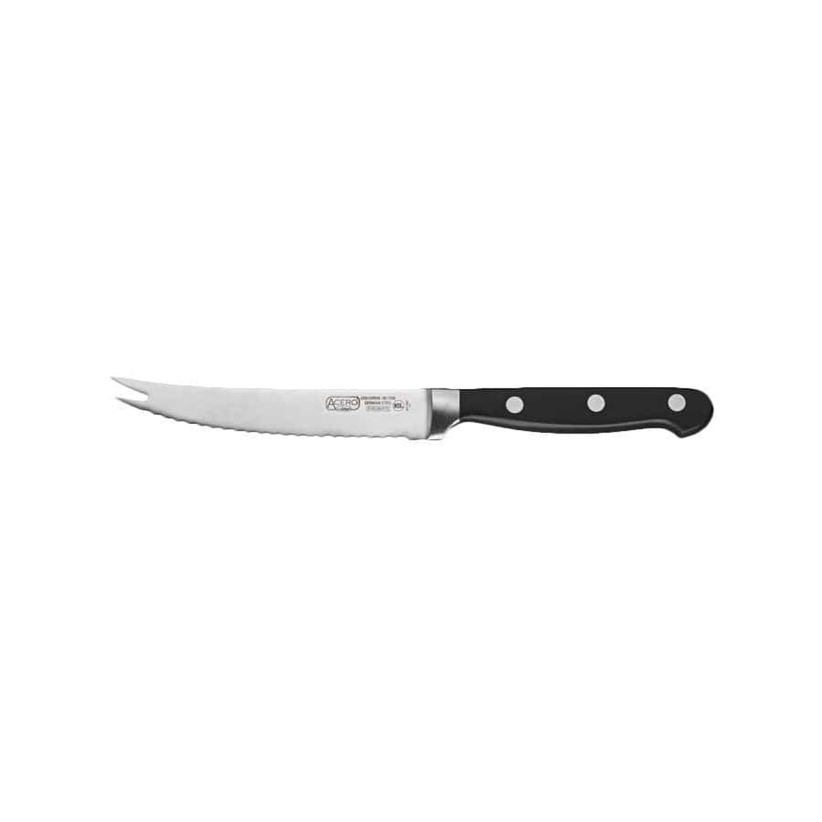 Winco KFP-51 Acero 5 Inch Tomato Knife Crafted from German High Carbon Stainless Steel | Denson CFE