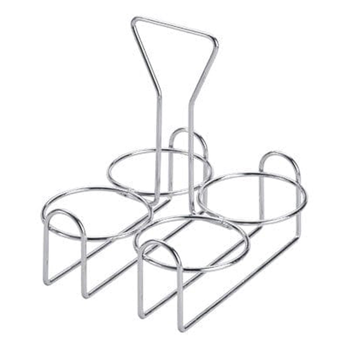 Winco WH-9 Condiment Holder, Chrome-Plated Wire, Fits CJ-7P & CJ-7G  4 Rings | Denson CFE