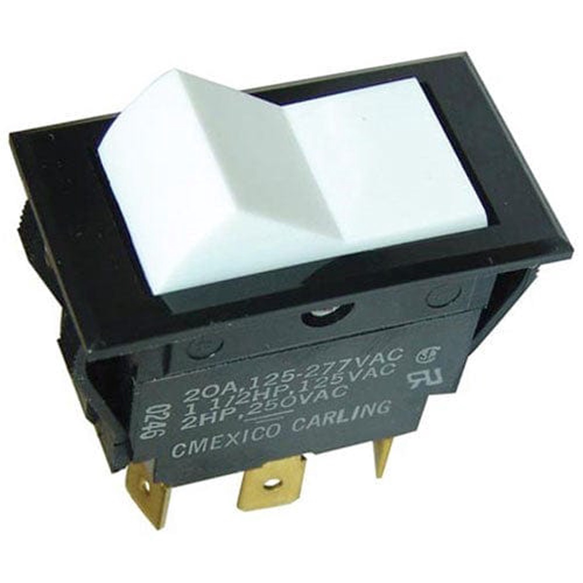 AllPoints 421126 – DPDT On/On 6 Tab Rocker Switch | Denson CFE