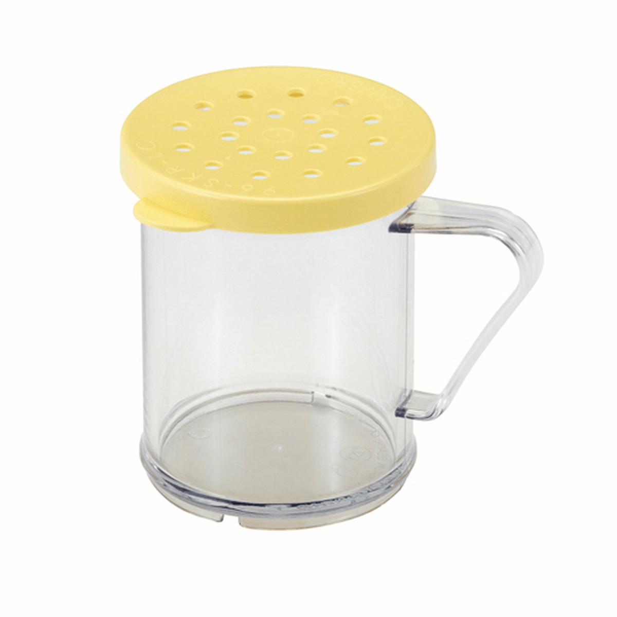 Cambro 96SKRC135 10 oz Shaker/Dredge with Cheese Lid, Polycarbonate