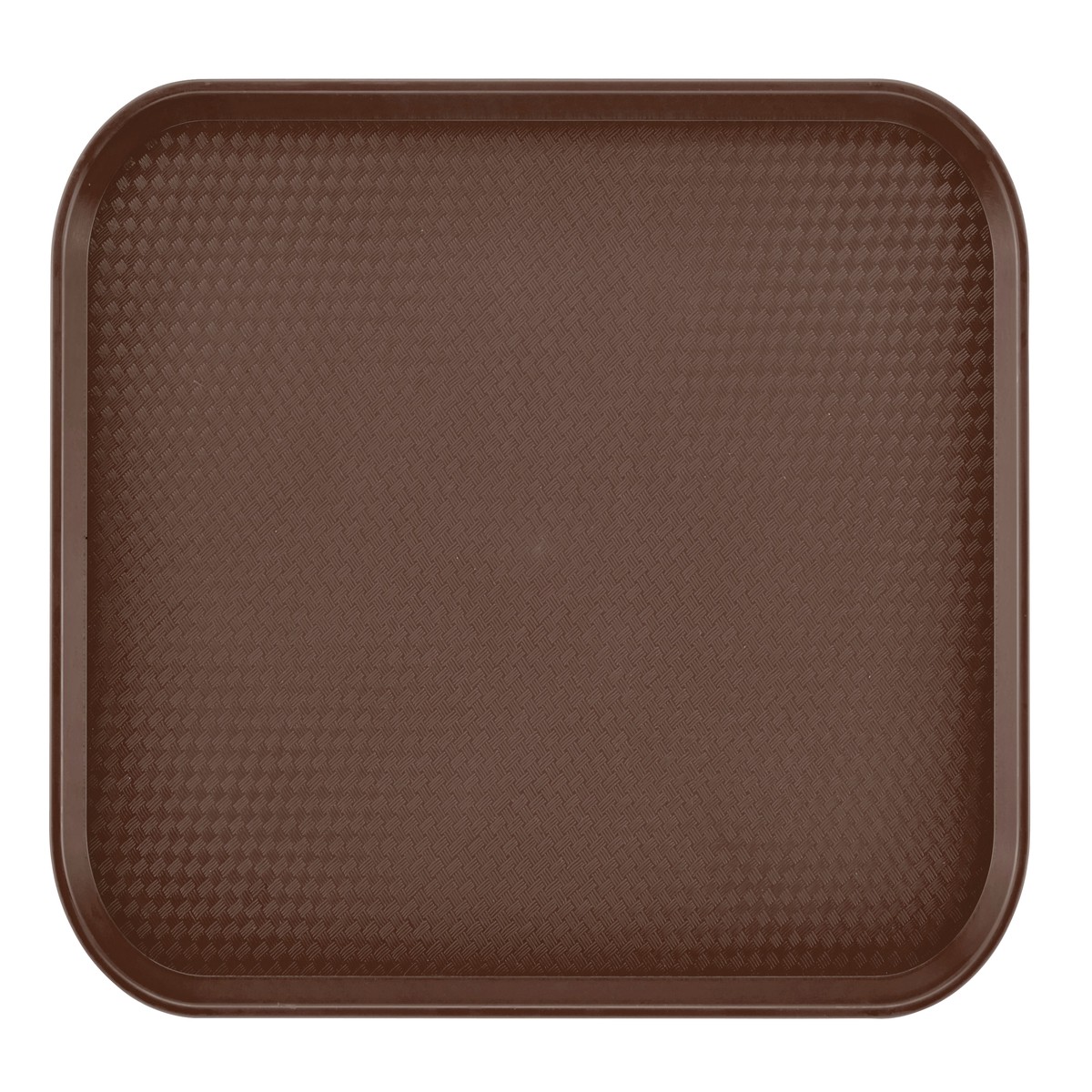Cambro Rectangular Fast Food Tray, 12″ x 16″, Brown – 1216FF167
