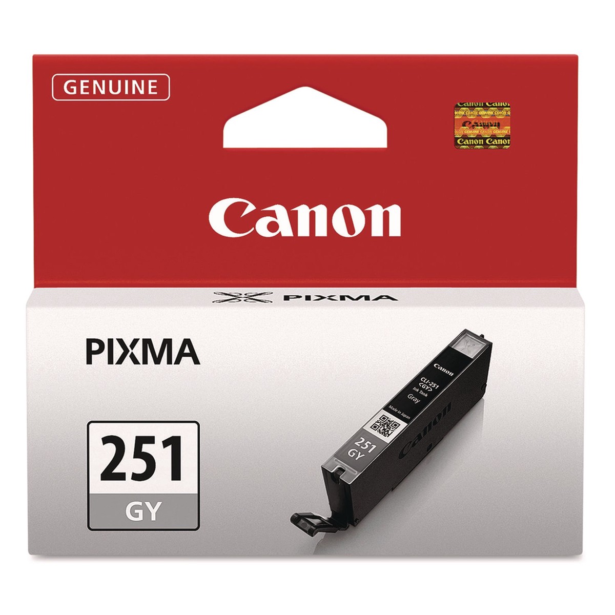 Canon 6517B001 (CLI-251) ChromaLife100+ Ink, 780 Page-Yield, Gray (CNM6517B001)