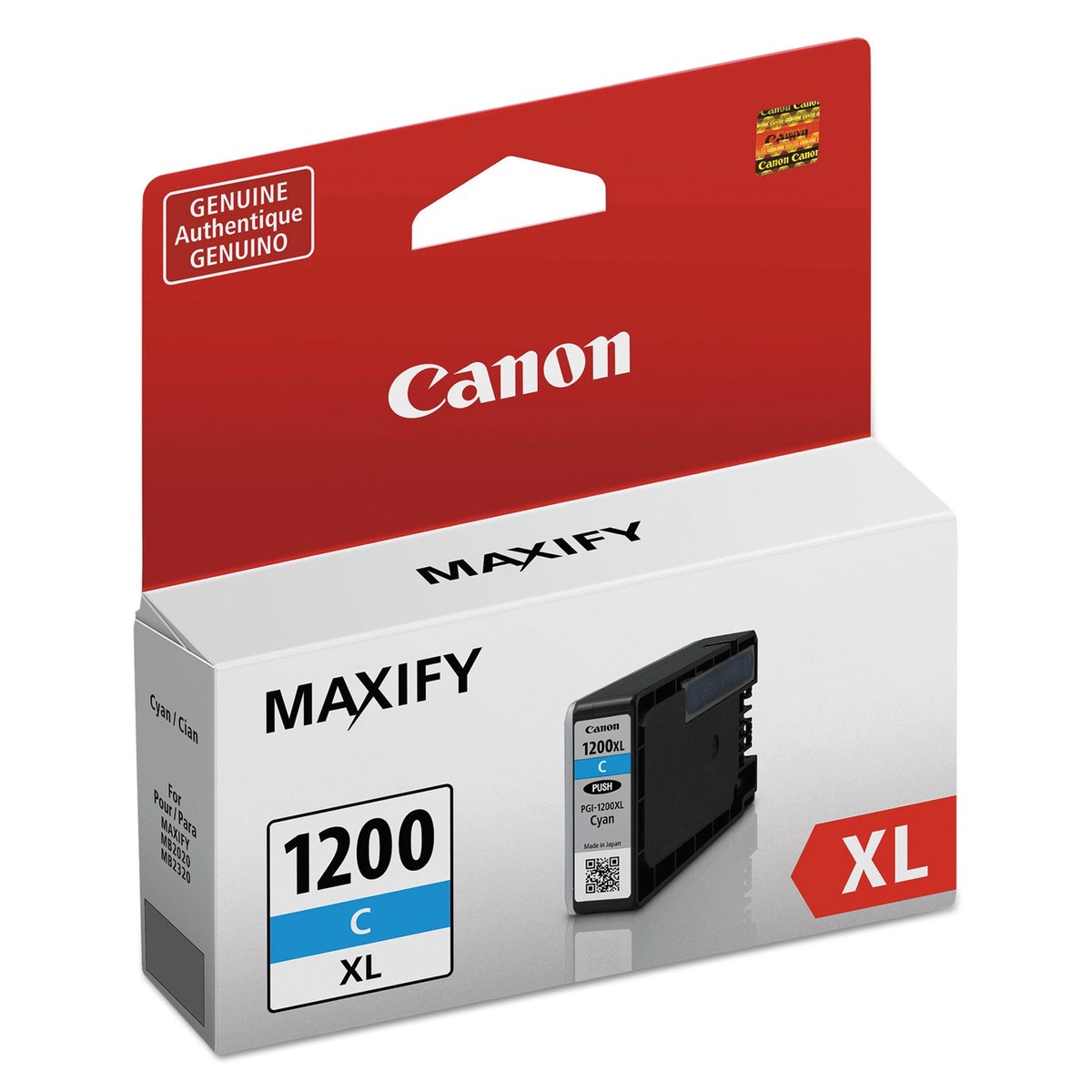 Canon 9196B001 (PGI-1200XL) High-Yield Ink, 1,020 Page-Yield, Cyan (CNM9196B001)