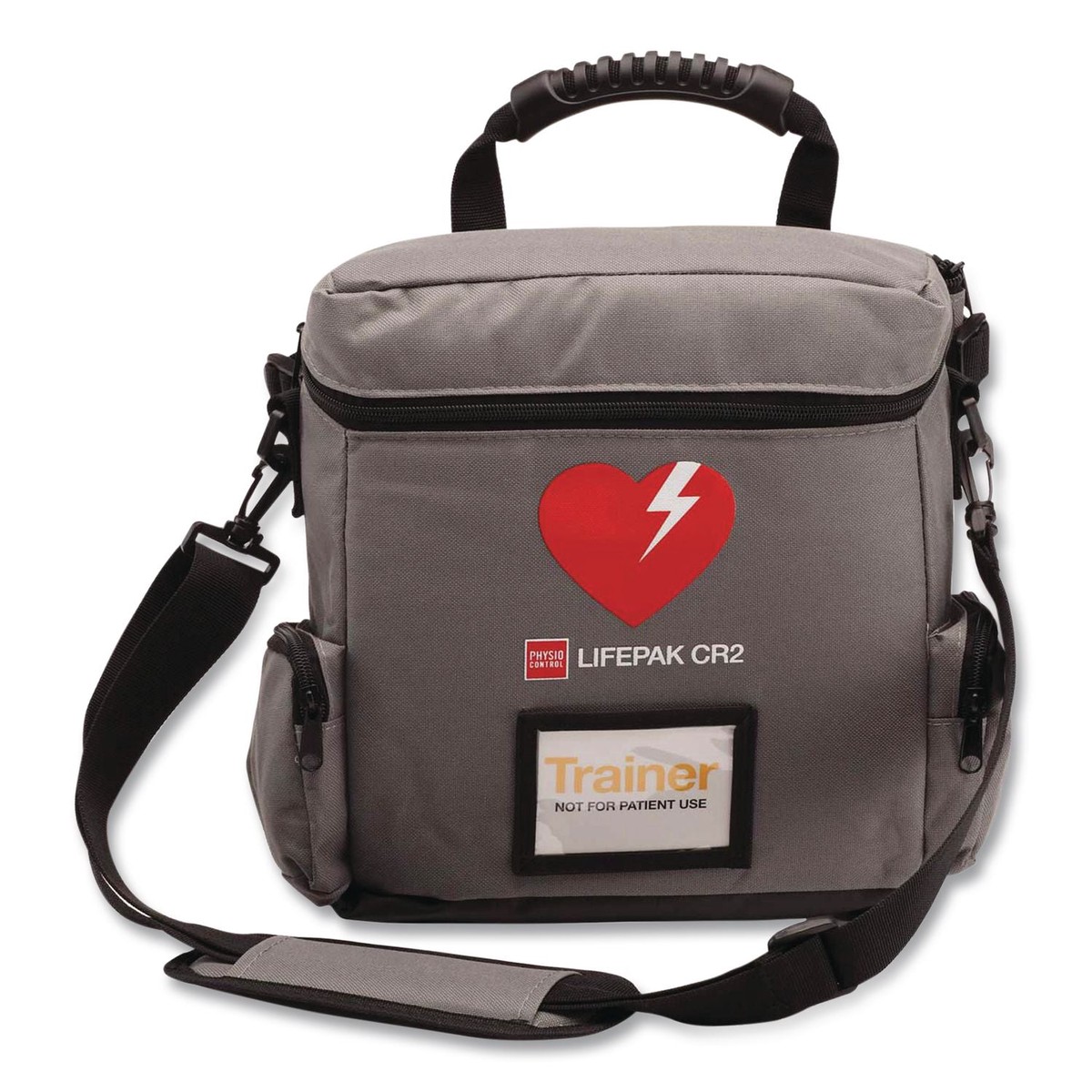 CARDIACT LIFEPAK CR2 Trainer/Demo Bag, 12″ x 4″ x 8″, Dark Gray/Black/Red (AOH11260000048)