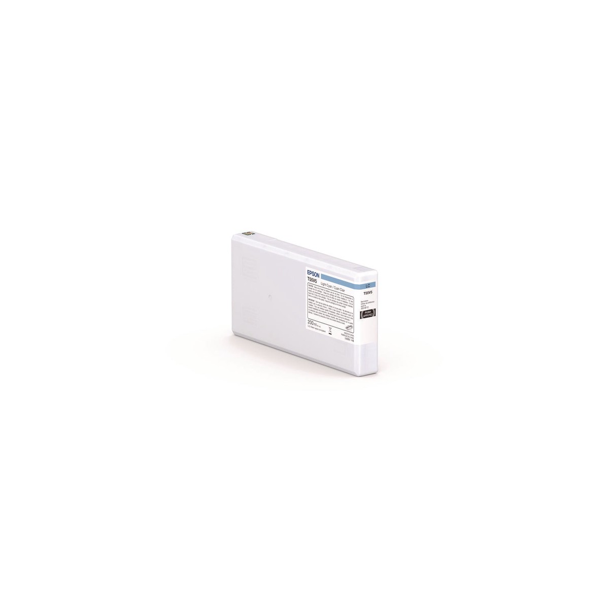 Epson T55V500 (T55V) UltraChrome PRO10 Ink, 200 mL, Light Cyan (EPST55V500)
