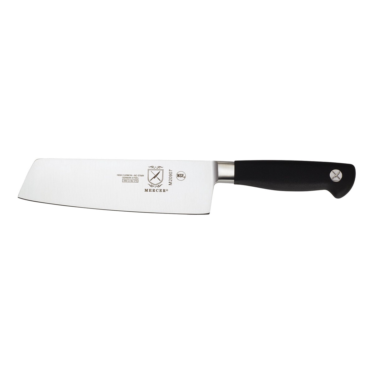 Mercer Genesis Nakiri Knife, 7″, Black – M20907