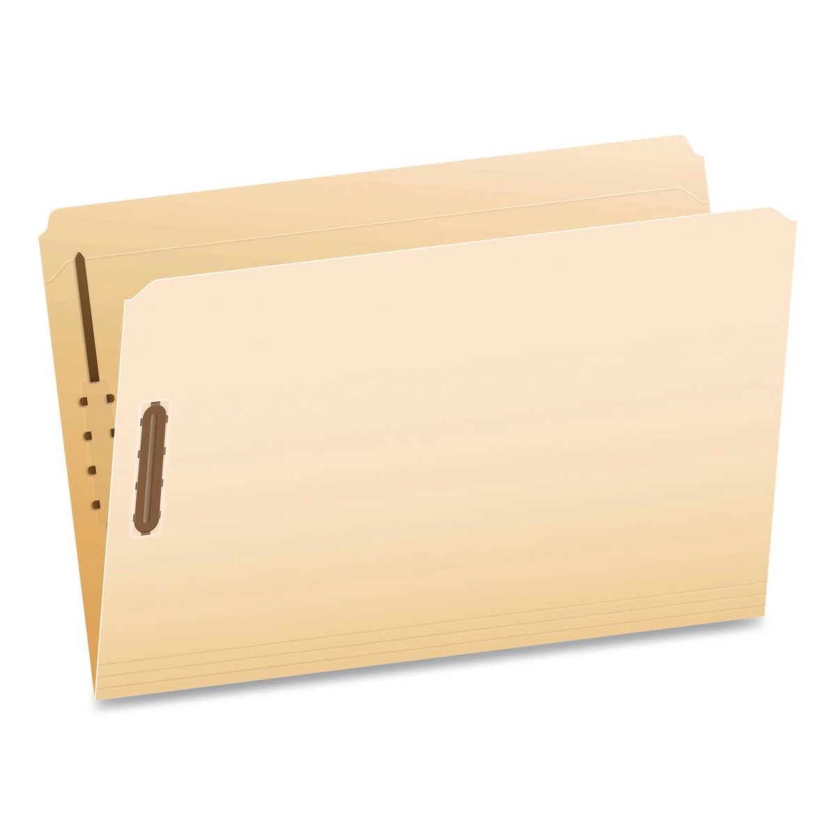 Pendaflex Manila Fastener Folders, Reinforced Straight Tab, 2 Fasteners, Legal Size, Manila, 50/Box (PFXFM312EE)