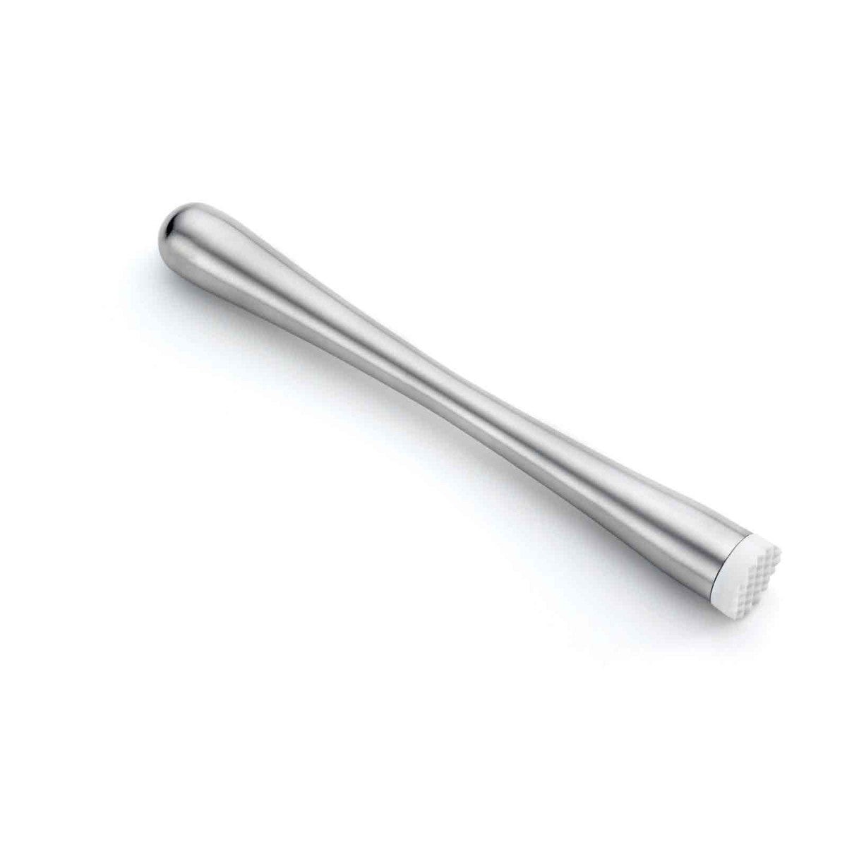 TableCraft Muddler with Plastic Tip, Stainless Steel – H4258