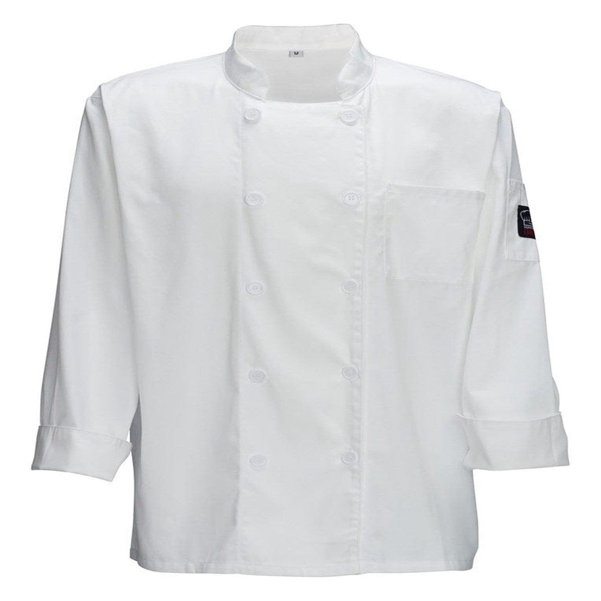 Winco UNF-5WXL SignatureChef Relaxed Chef’s Jacket White XL | Denson CFE