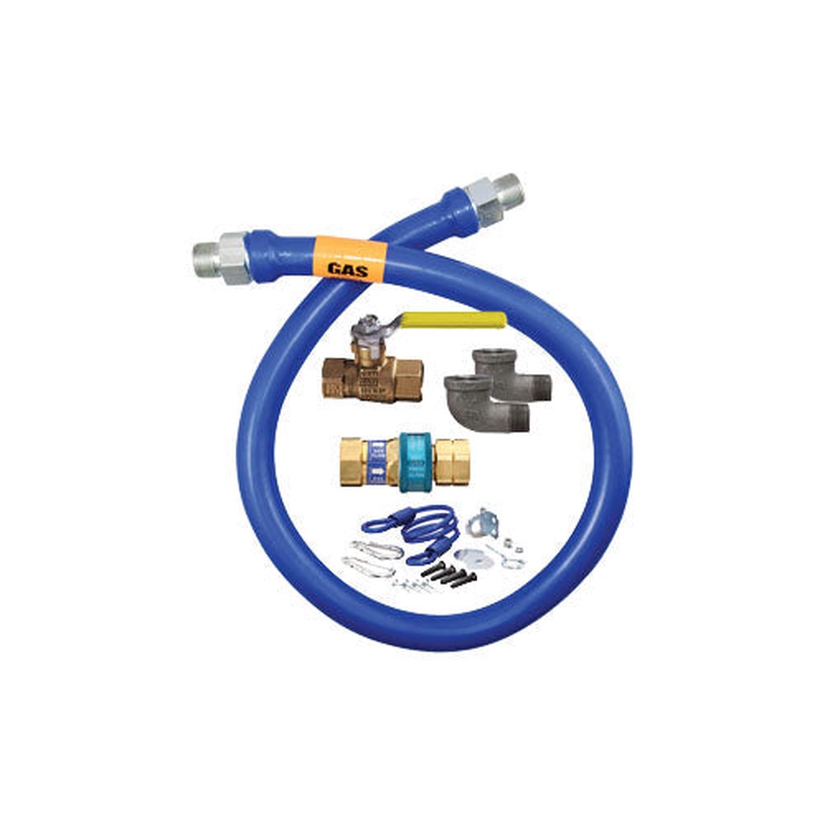 Dormont Blue Hose Gas Connector Kit, 1″ x 48″ – 16100KIT48
