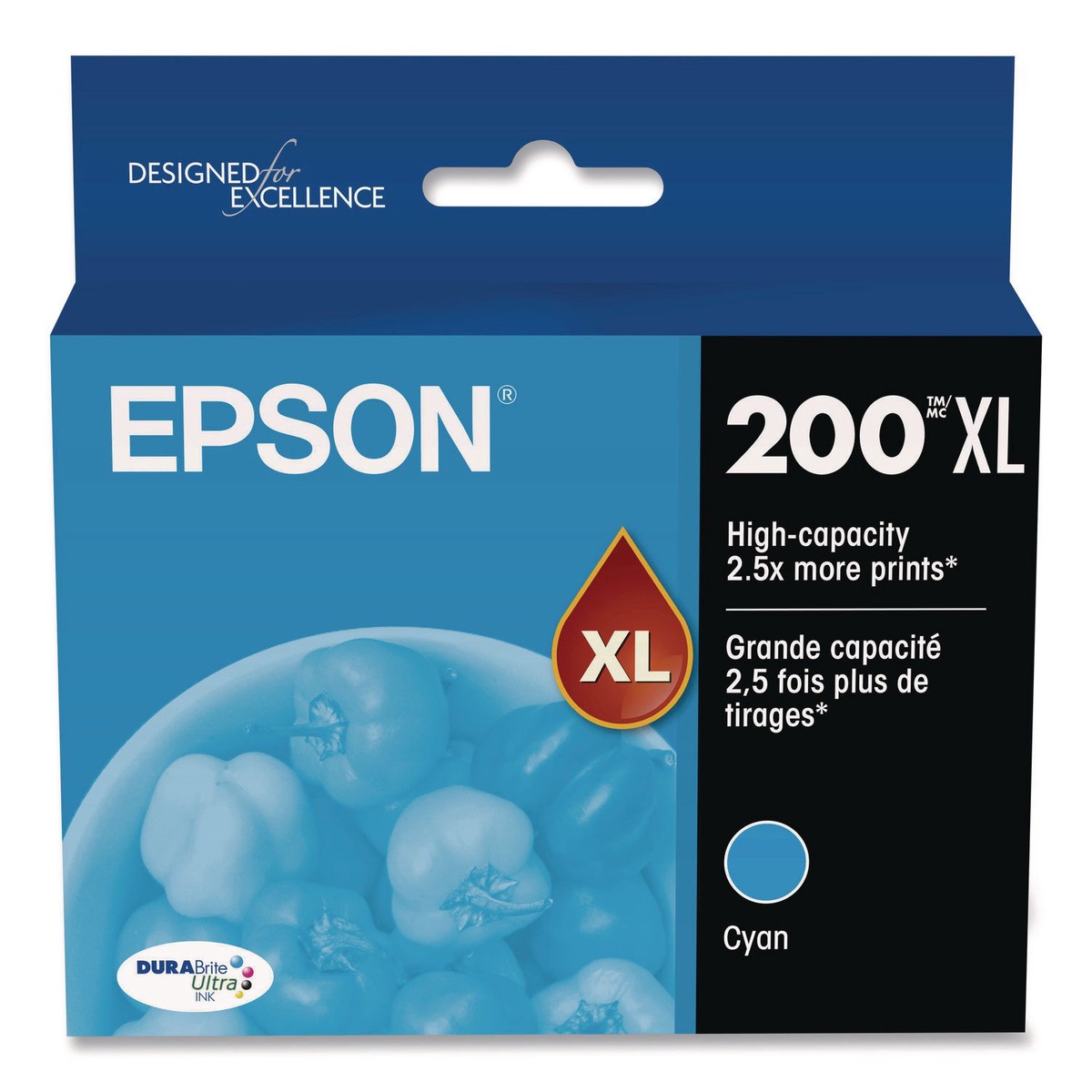 Epson T200XL220S (200XL) DURABrite Ultra High-Yield Ink, Cyan (EPST200XL220S)