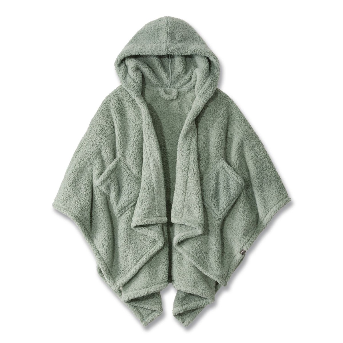 L.L.Bean Cozy Sherpa Wearable Throw, 58 x 60, Silver Sage (LLB51484649461)