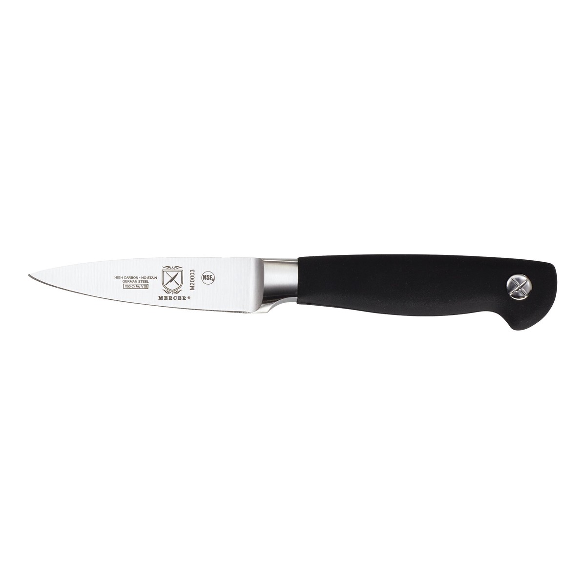 Mercer Genesis Paring Knife, 3.5″, Black – M20003