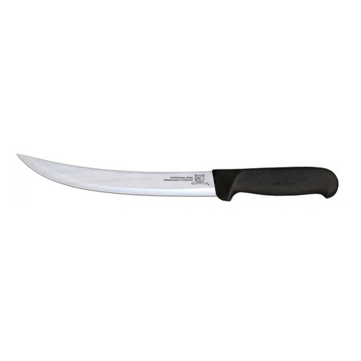 Omcan 16857 10″ Breaking Knife with Black Super Fiber Handle | Denson CFE