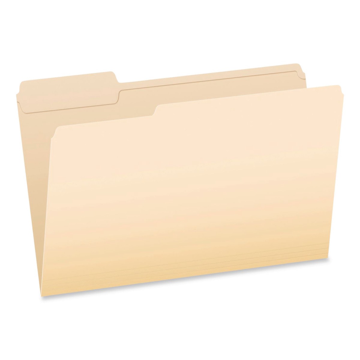 Pendaflex Reinforced Top File Folders, 1/3-Cut Tabs: Assorted Positions, Legal Size, Manila, 100/Box (PFXR75313)