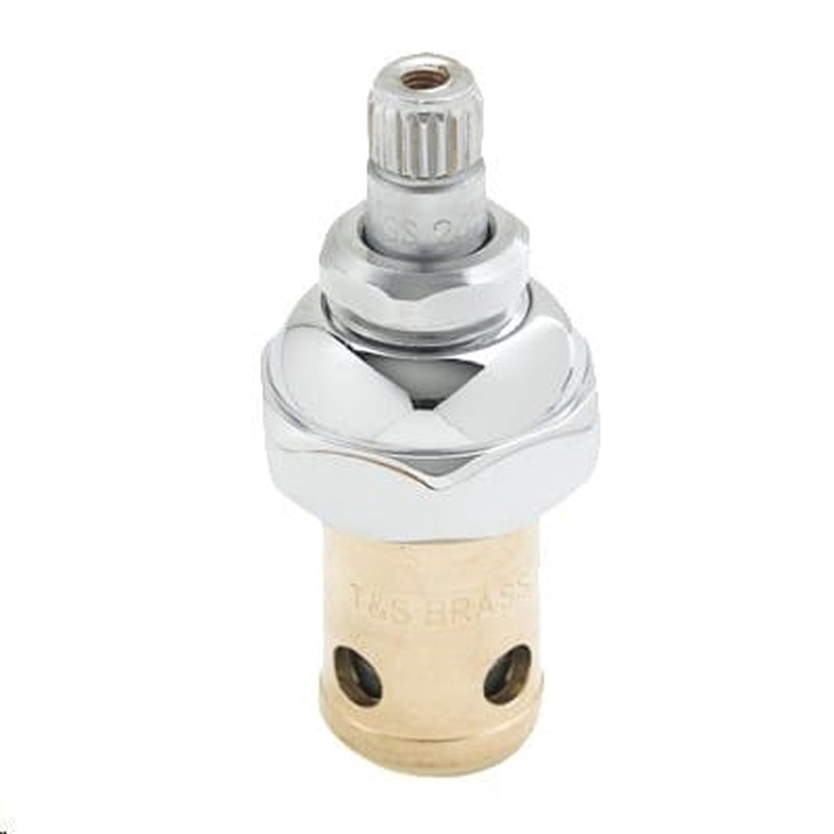 T&S Brass 012442-40 Eterna Cartridge – Cold Left-to-Close, Chrome Plated Brass | Denson CFE
