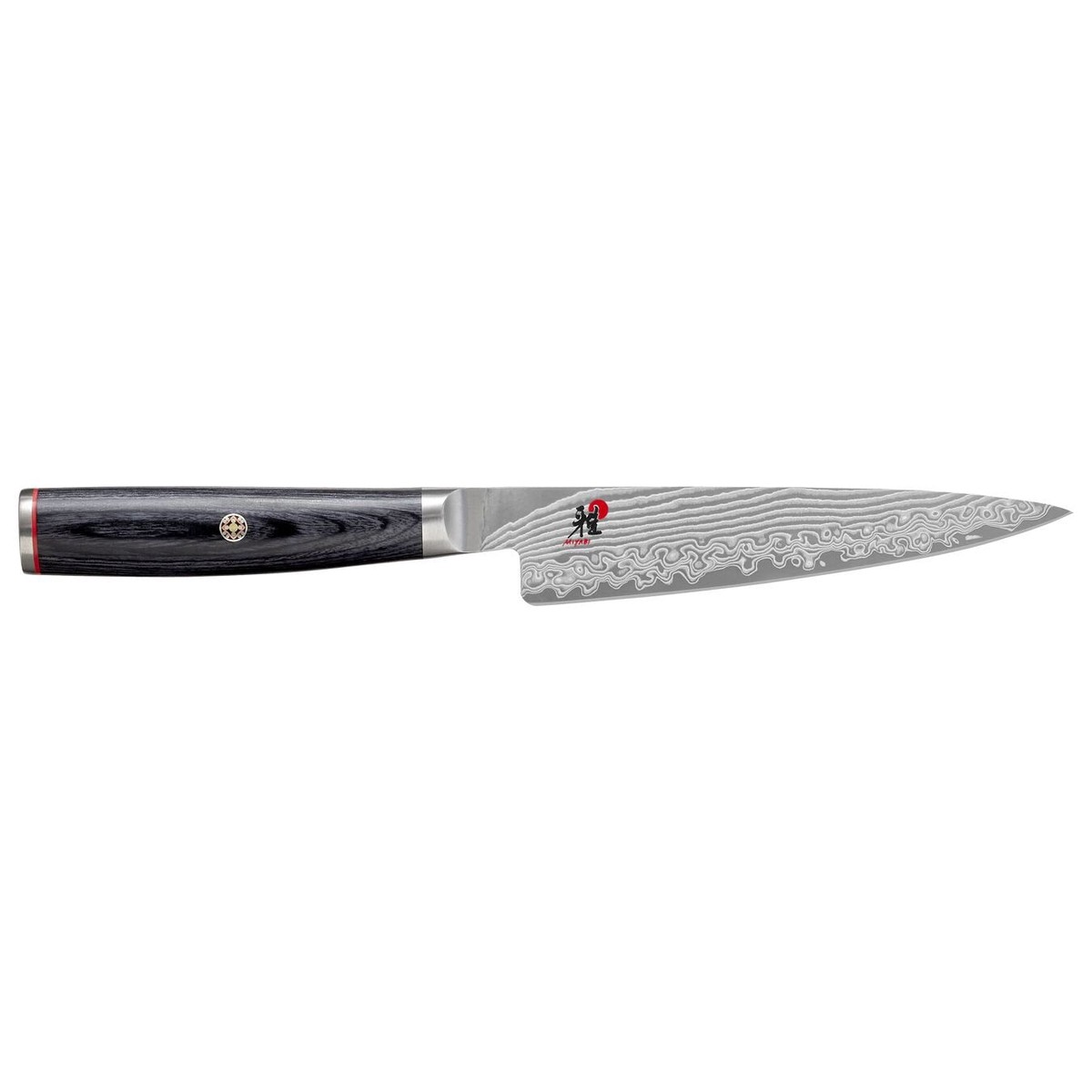 Zwilling Miyabi 5000 FC-D Shotoh Knife, 4.5", Pakka Black - 1002131