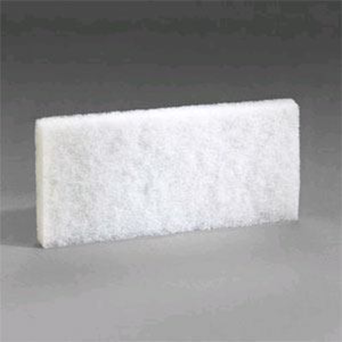 4.5" x 10" White Handheld Utility Scrub Pads - Case of 20