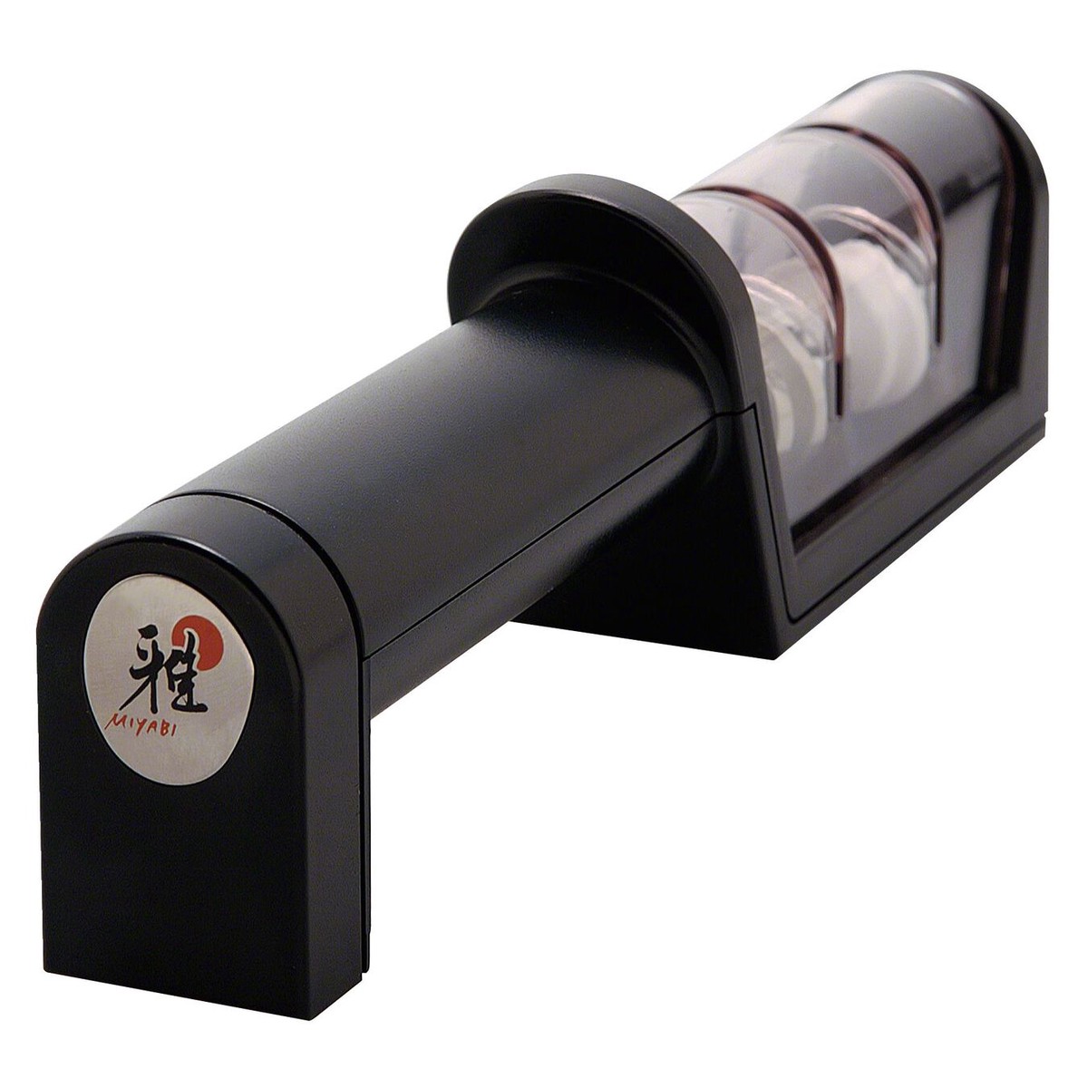 Zwilling Miyabi Knife Sharpener, 2 Stage Pull Through, Black - 1002088
