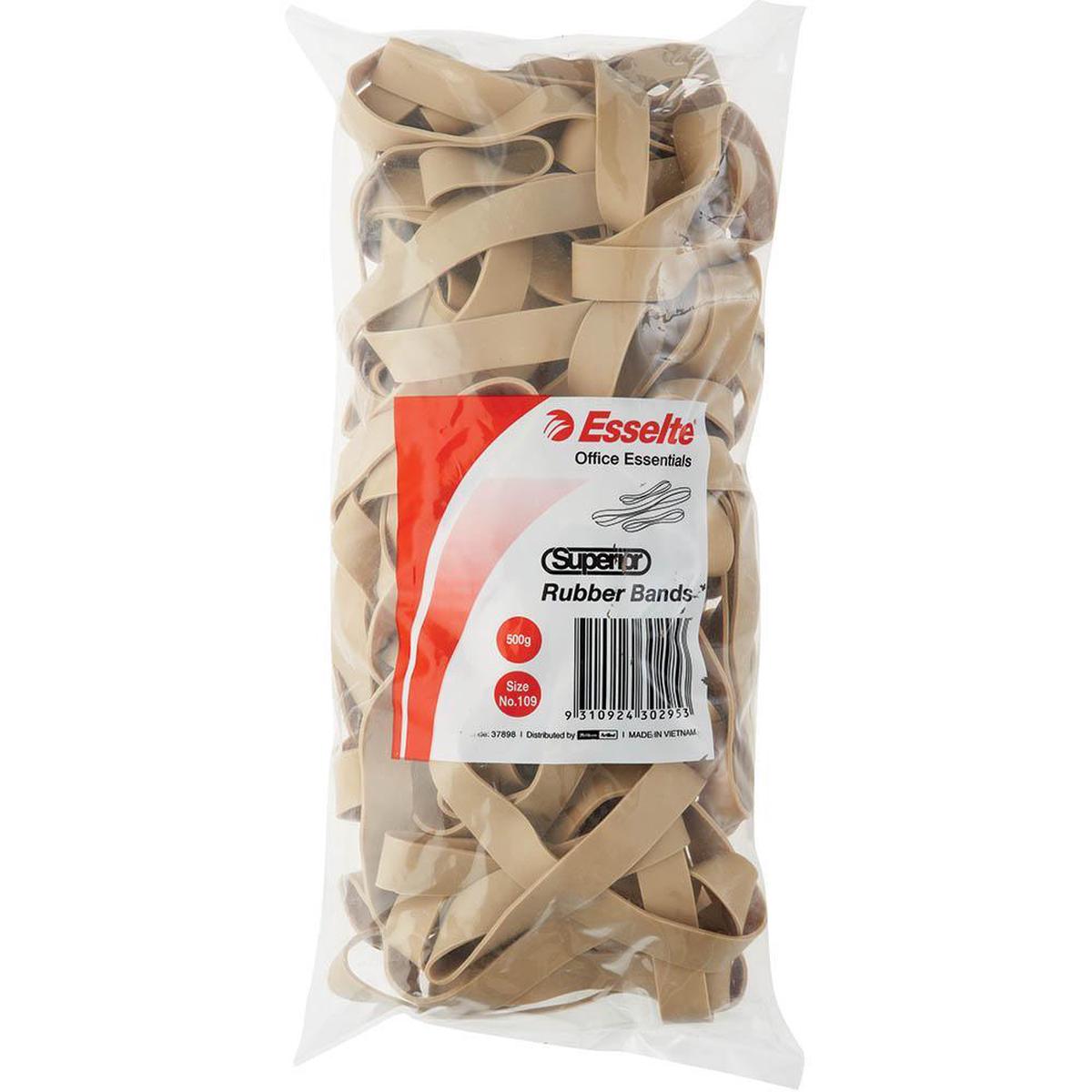 Superior Rubber Bands Size No.109 500G Bag