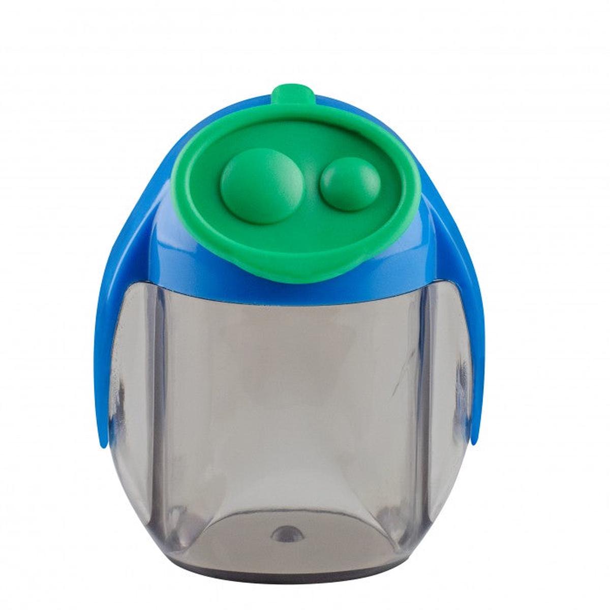 "MIGOO" plastic double sharpener, 5 mixed colors in a plastic box